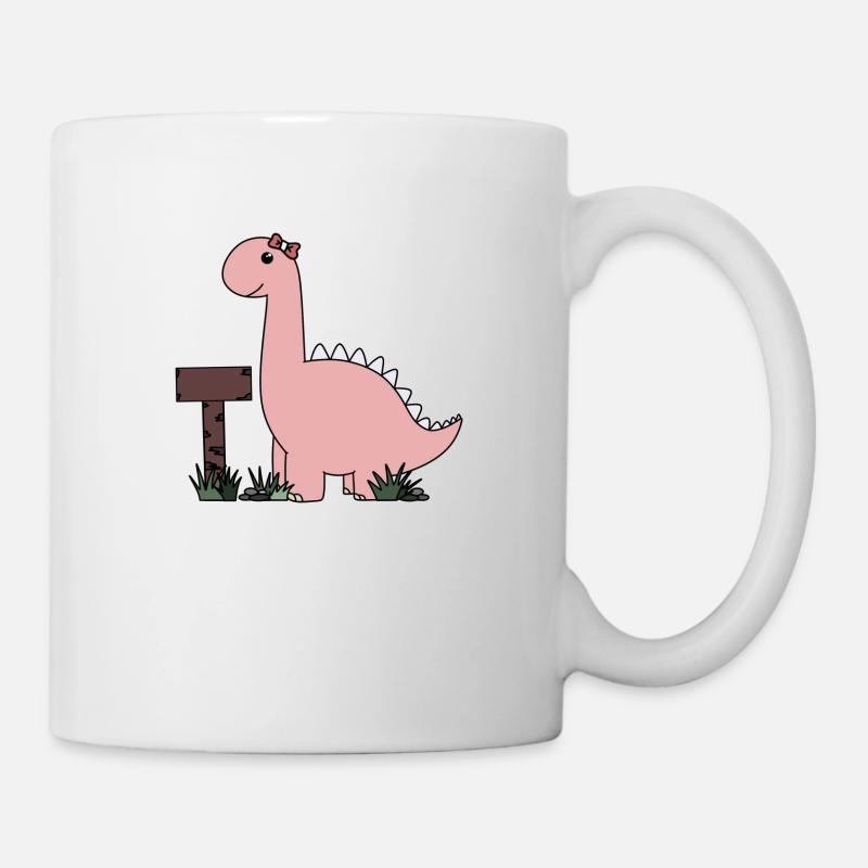 Dino - Tasse - Weiß