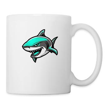 Hai Comic - Tasse - Weiß - Rechts