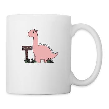 Dino Hanna - Tasse - Weiß - Rechts