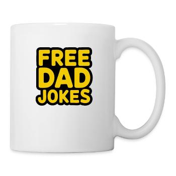 Free Dad Jokes - Mug - white - Right