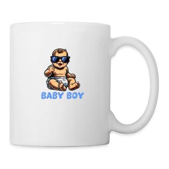baby boy - Mug - white - Right