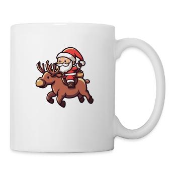 orignal père Noël dessin animé - Mug blanc - blanc - Droite