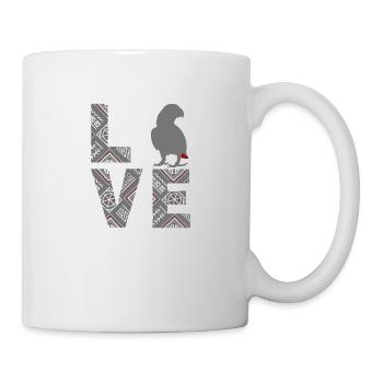 African grey parrot - Mug - white - Right