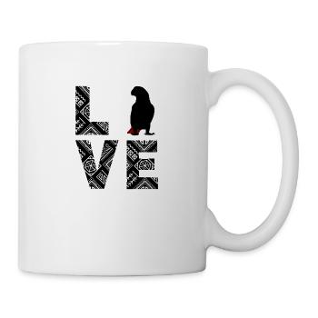 African Grey Parrot Love - Mug - white - Right