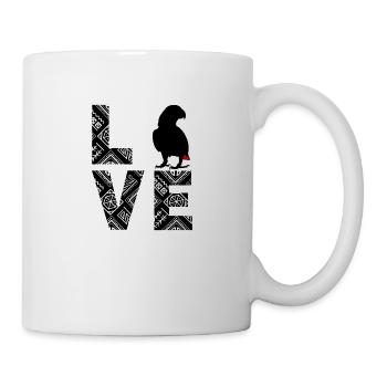 African Grey Parrot Love - Mug - white - Right