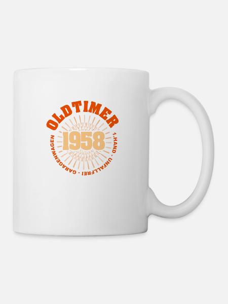 Geschenkidee 1958 - Tasse - Weiß