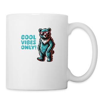 bear cool - Mug - white - Right