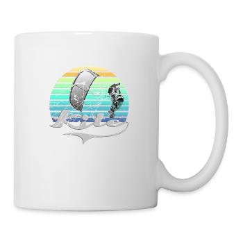 Kitesurfing Retro - Mug - white - Right