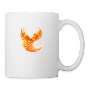 Phénix brûlant - Mug blanc - blanc - Droite