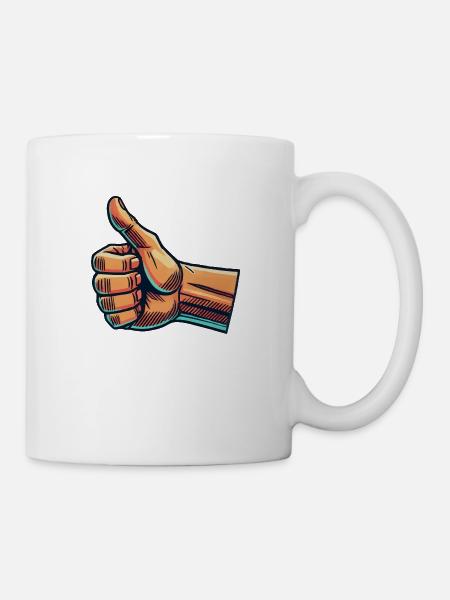 like hand - Tasse - Weiß