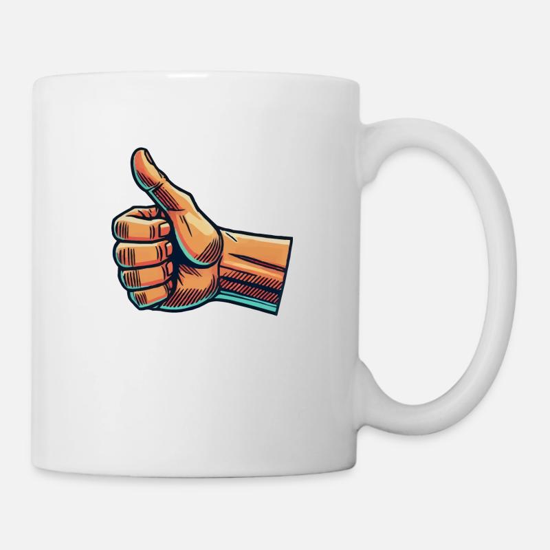 like hand - Tasse - Weiß
