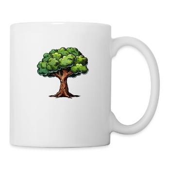 Baum - Tasse - Weiß - Rechts