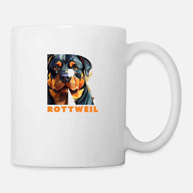 Rottweiler1 - Tasse - Weiß
