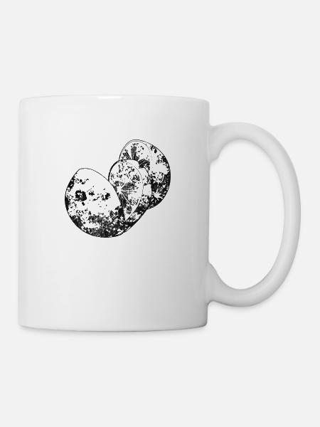 Der Mond ist eine Frucht - Tasse - Weiß
