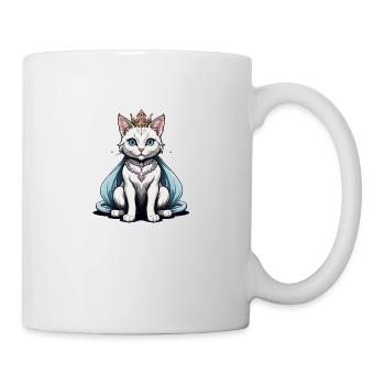 Cat Princess Queen Cat Elegant Gift - Mug - white - Right