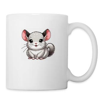 Chinchilla - Tasse - Weiß - Rechts