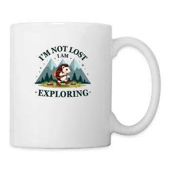I am not lost I'm exploring - Hiking and Exploring - Mug - white - Right