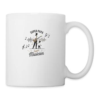 Super Papa Musicien - Mug blanc - blanc - Droite