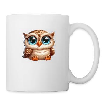 Hibou - Mug blanc - blanc - Droite