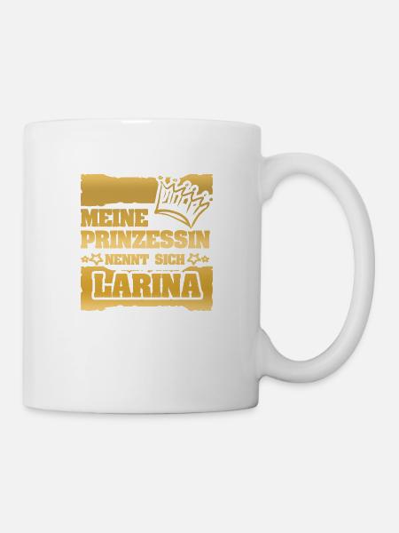 Mädchenname Larina - Tasse - Weiß