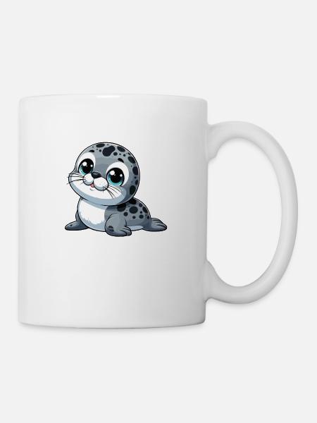 Bébé phoque - Mug blanc - blanc