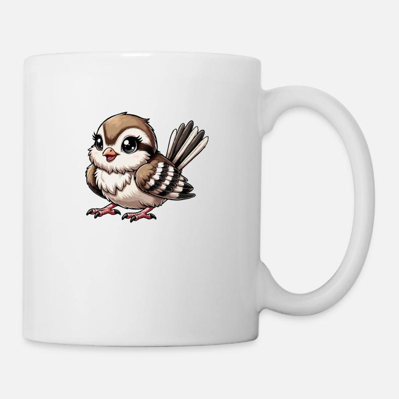 Spatz - Tasse - Weiß