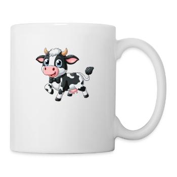 Cow happy - Mug - white - Right