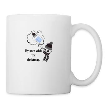 Mon seul souhait pour le squelette de Noël - Mug blanc - blanc - Droite