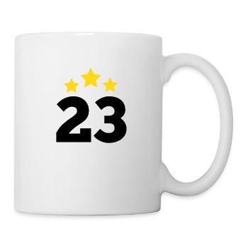 23 Year Star - 23rd Anniversary Gift - Mug - white - Right