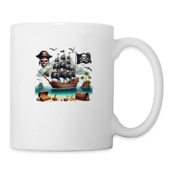 Pirate - Mug blanc - blanc - Droite