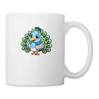 Pfauenkind - Tasse - Weiß - Rechts