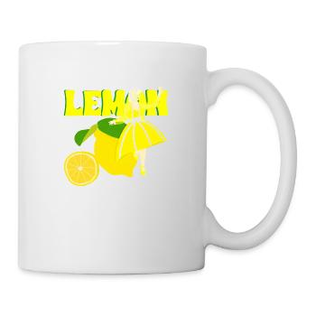 Vintage Retro Rockabilly Lemon Pinup - Mug - white - Right