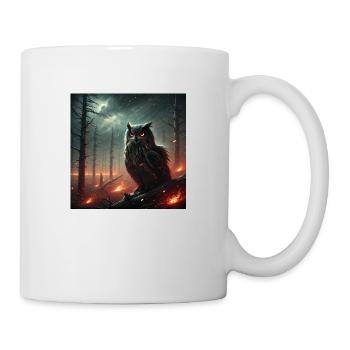 PRIMAL HIBOU - Mug blanc - blanc - Droite