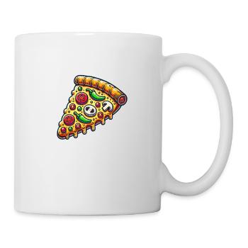 pizza - Mug blanc - blanc - Droite