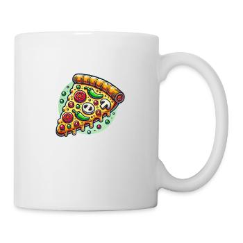 pizza - Mug blanc - blanc - Droite