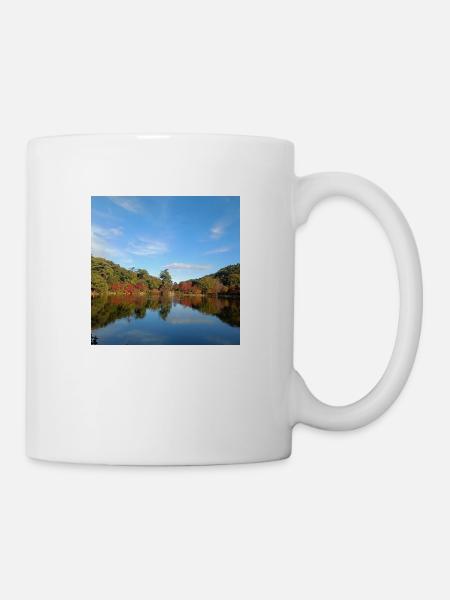 Vue sur le lac - Mug blanc - blanc