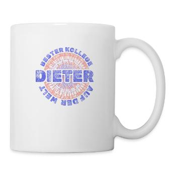 Vorname Dieter - Tasse - Weiß - Rechts