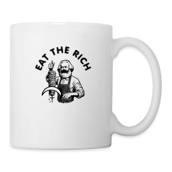 Eat the rich - Mug - white - Right