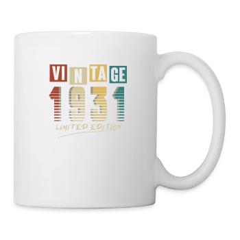 1931 Vintage 1931 born in 19394 years. Year - Mug - white - Right