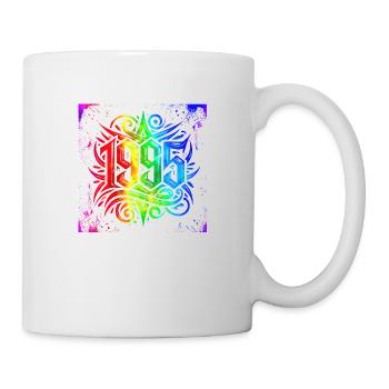 1995 legend happy Vintage Birthday Birth Year - Mug - white - Right