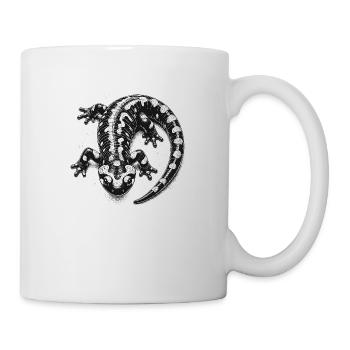 Fire salamander - Mug - white - Right
