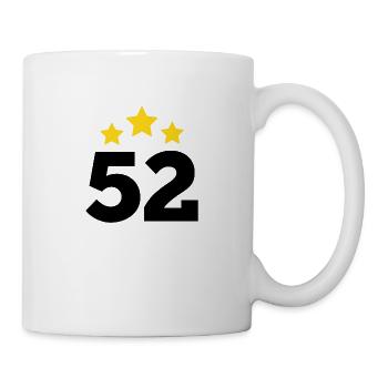 52 Years Star - 52nd Anniversary Gift - Mug - white - Right