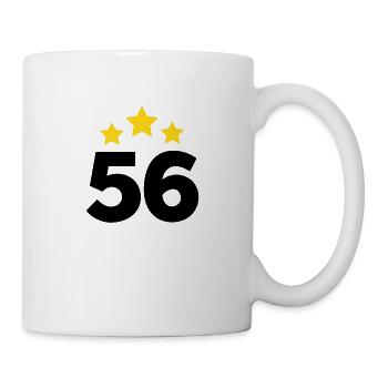 56 Years Star - 56th Anniversary Gift - Mug - white - Right