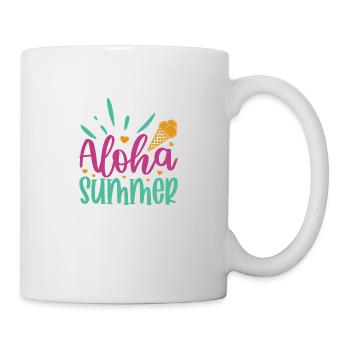 Aloha Sommer - Tasse - Weiß - Rechts