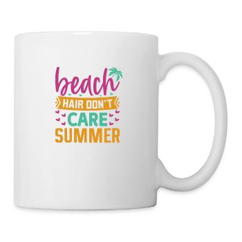 Cheveux de plage Dont Care Summer - Mug blanc - blanc - Droite