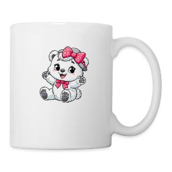 Kleinkind Eisbär Mädchen - Tasse - Weiß - Rechts
