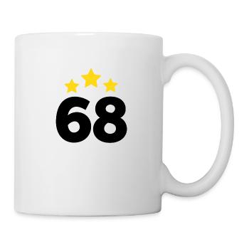 68 Years Star - 68th Anniversary Gift - Mug - white - Right