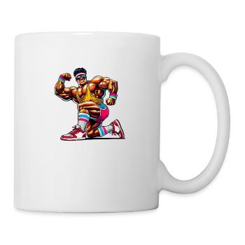 bodybuilder - Tasse - Weiß - Rechts