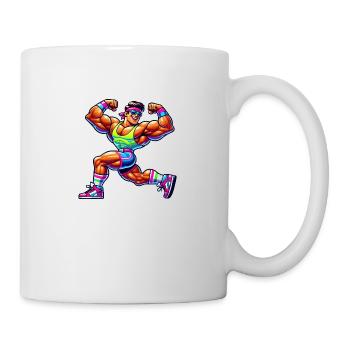 bodybuilder fitness - Tasse - Weiß - Rechts
