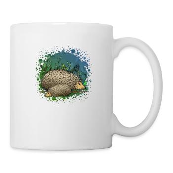 Igel - Tasse - Weiß - Rechts